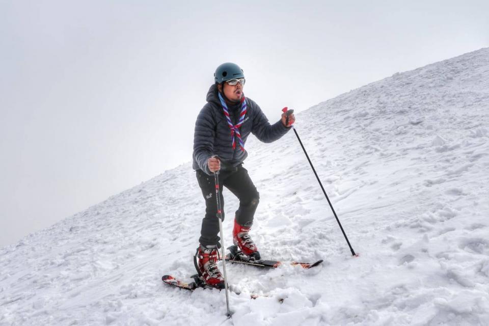 Skiing in Kalinchowk