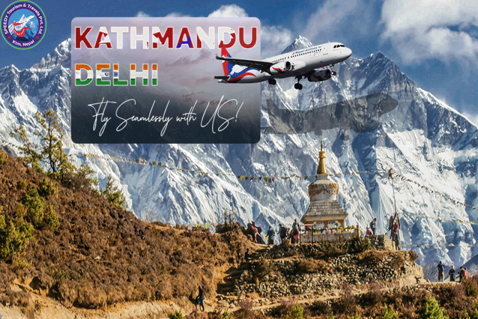 Kathmandu to Delhi India Flight Ticket