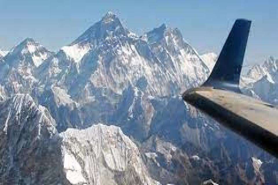 Mountain Flight in Nepal