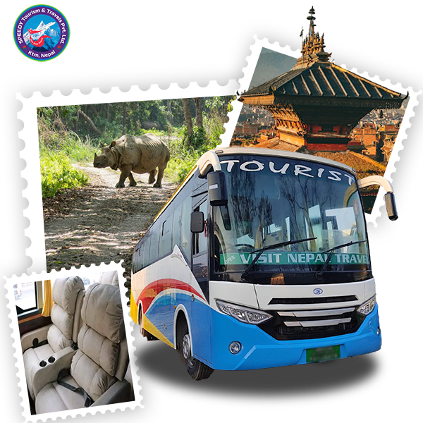Kathmandu to Chitwan Tourist Bus