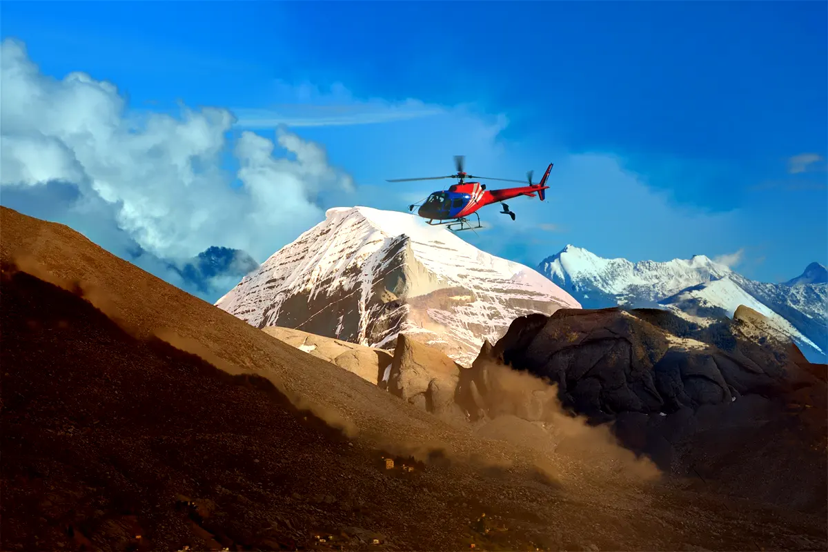 Kailash Mansarovar darshan flight