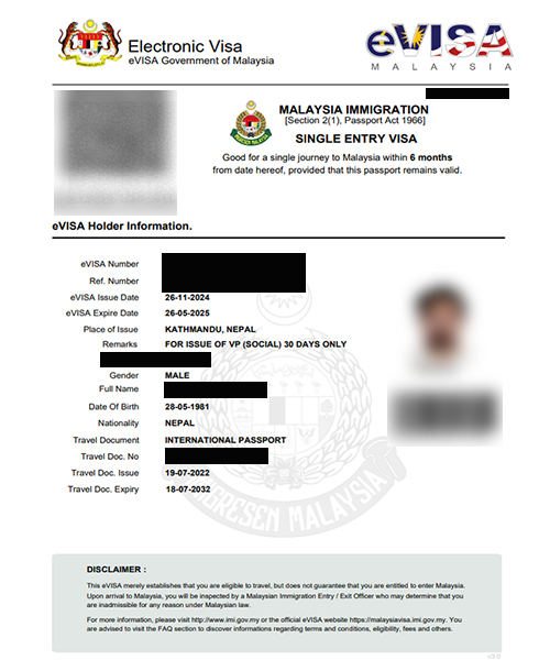 Apply Malaysia Evisa with Speedy